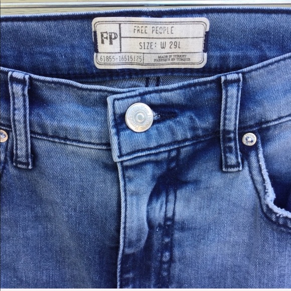 Free People Busted knee High Rise Skinny Jeans - Picture 6 of 6